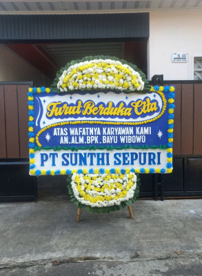 Papan Bunga Duka di Cikembang